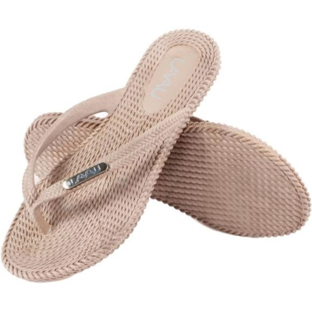 Flip Flops for Women, Waterproof Non Slip Thong Sandals for Shower Beach Pool